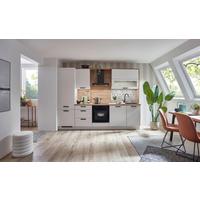 Küchenblock Sofia - Eichefarben/Magnolie, Design, Holzwerkstoff (293cm) - Vertico