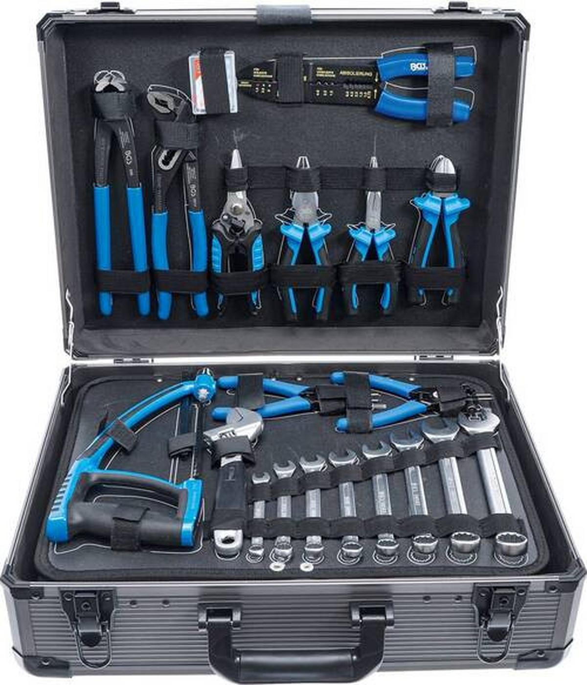 Werkzeugkoffer 149-teilig Schwarz/Grau B: 35 cm - Schwarz/Grau, Basics (35/17,5/45cm)