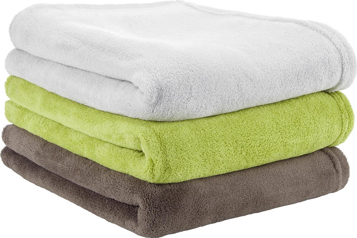 MĚKKÁ DEKA Cenový trhák - barvy stříbra/hnědá, textil (130/160cm) - Based