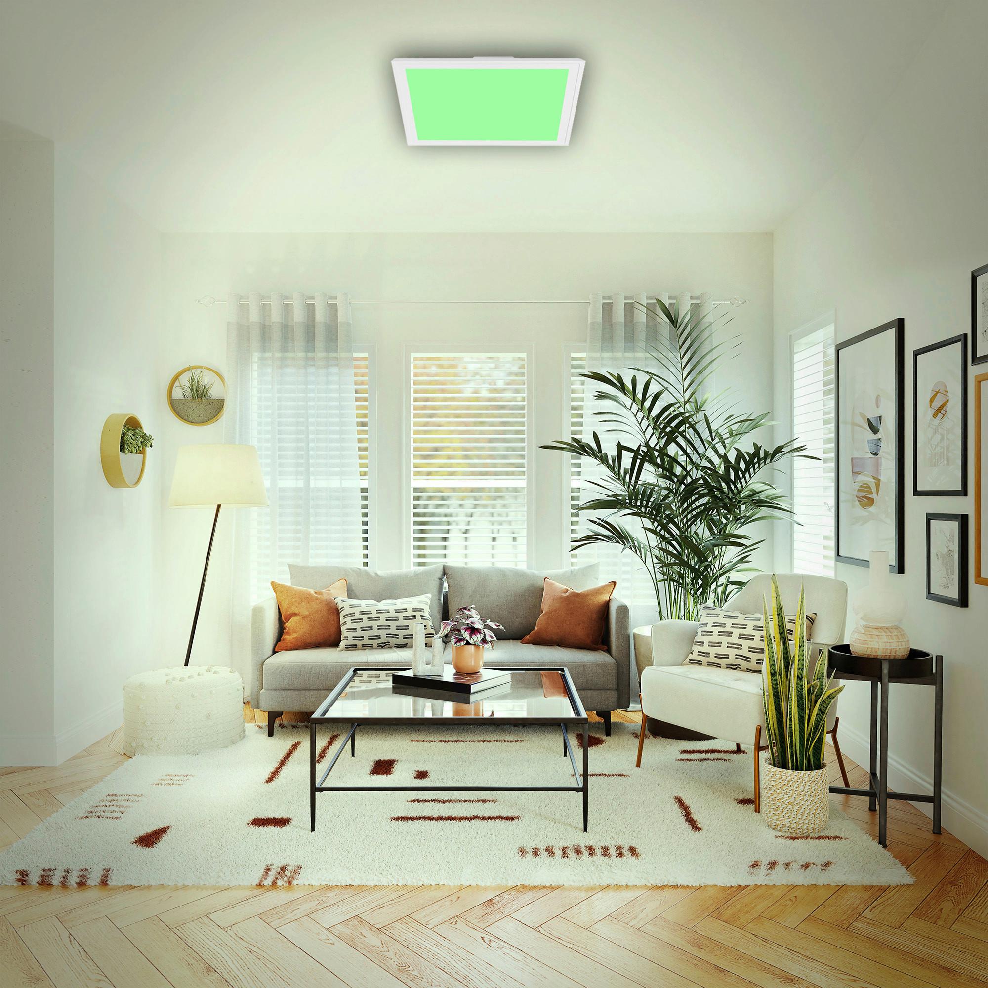 Led-paneel, Weiß, Rgb 7151-016 Ultra-Flat Rgb Cct - Weiß, Basics, Kunststoff (29,6/29,6/5,8cm)