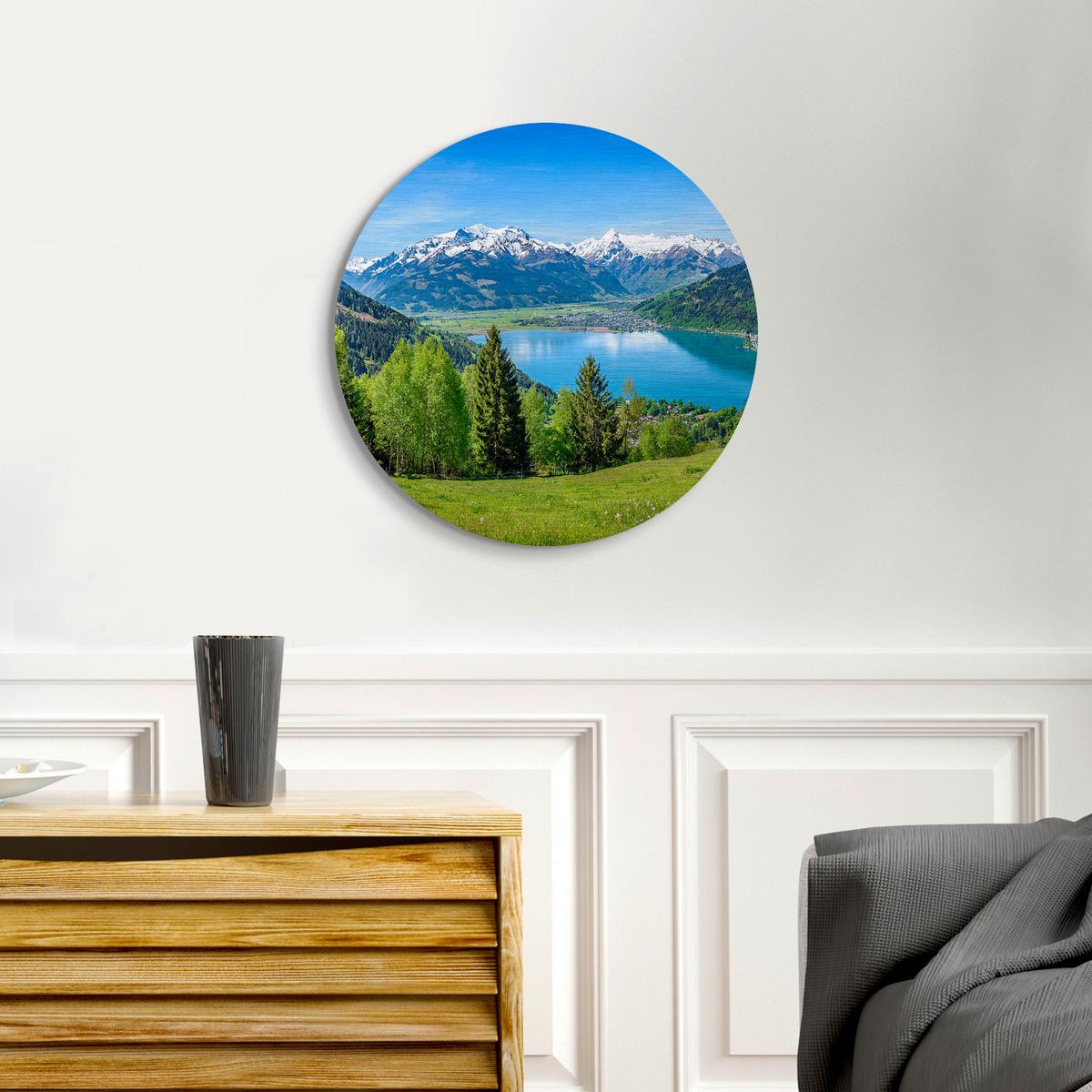 Dekopaneel Leyla - Multicolor/Braun, KONVENTIONELL, Holzwerkstoff (40cm) - Luca Bessoni