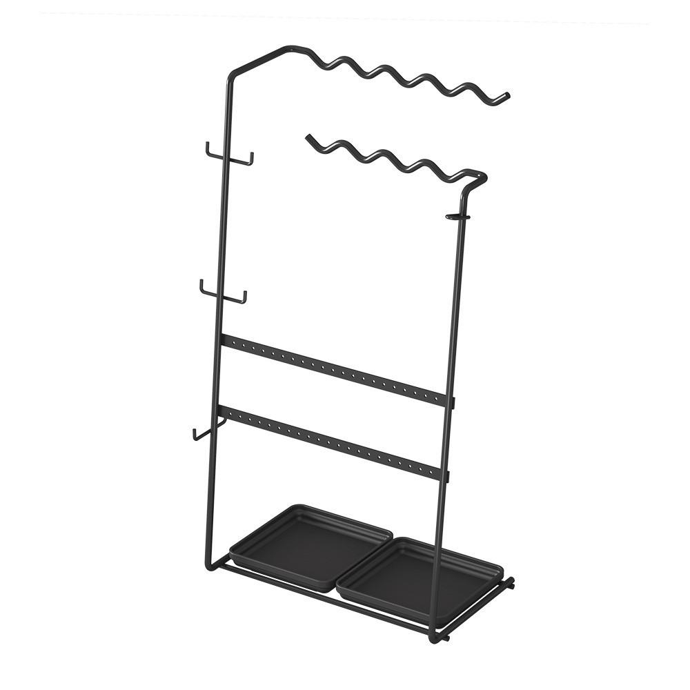 Schmuckhalter Myjewels Lava Schwarz - Schwarz, Basics, Metall (26/16/45cm)
