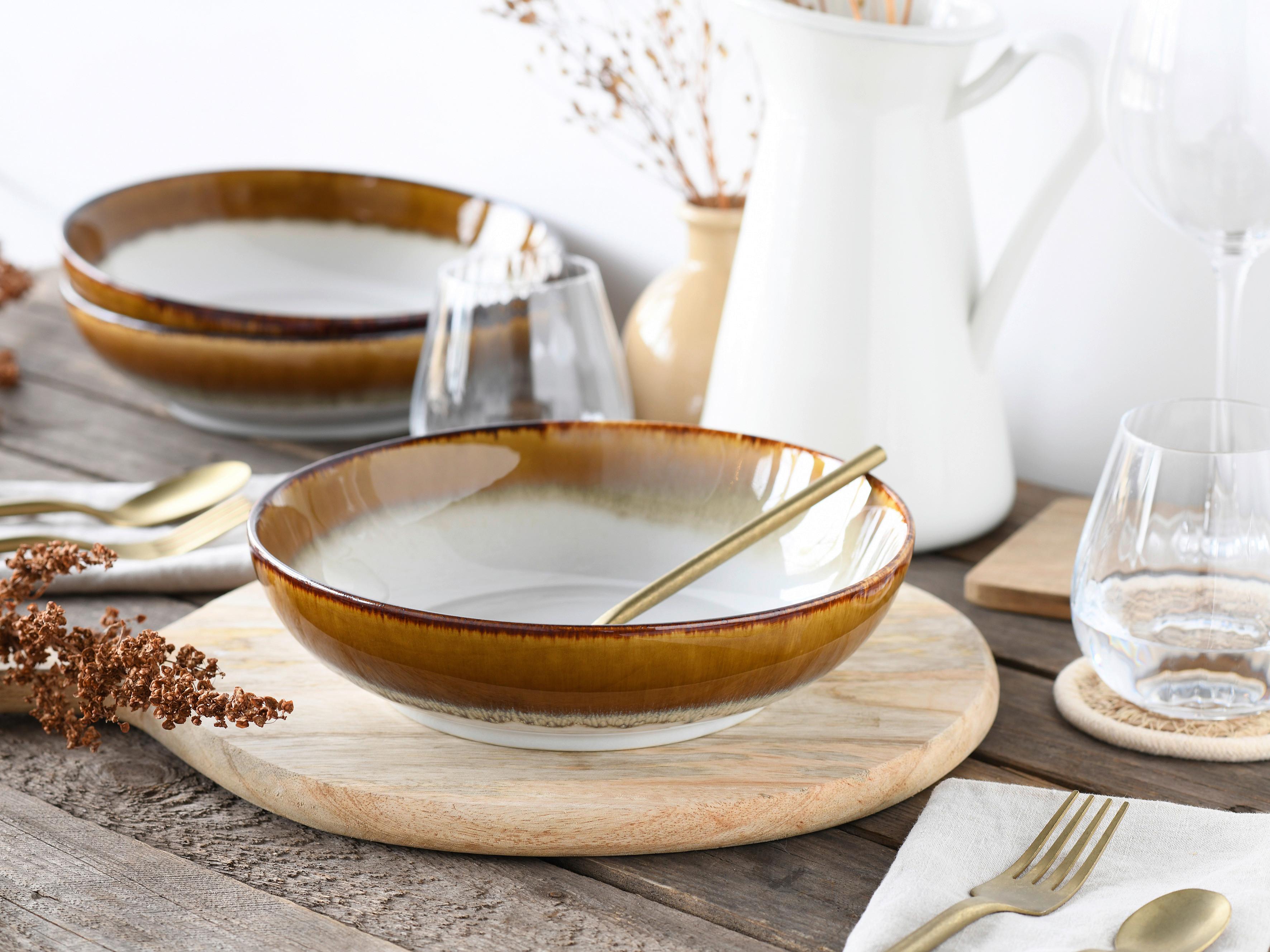 Schüsselset Cascade Steinzeug 4-Teilig - Design, Keramik - Creatable