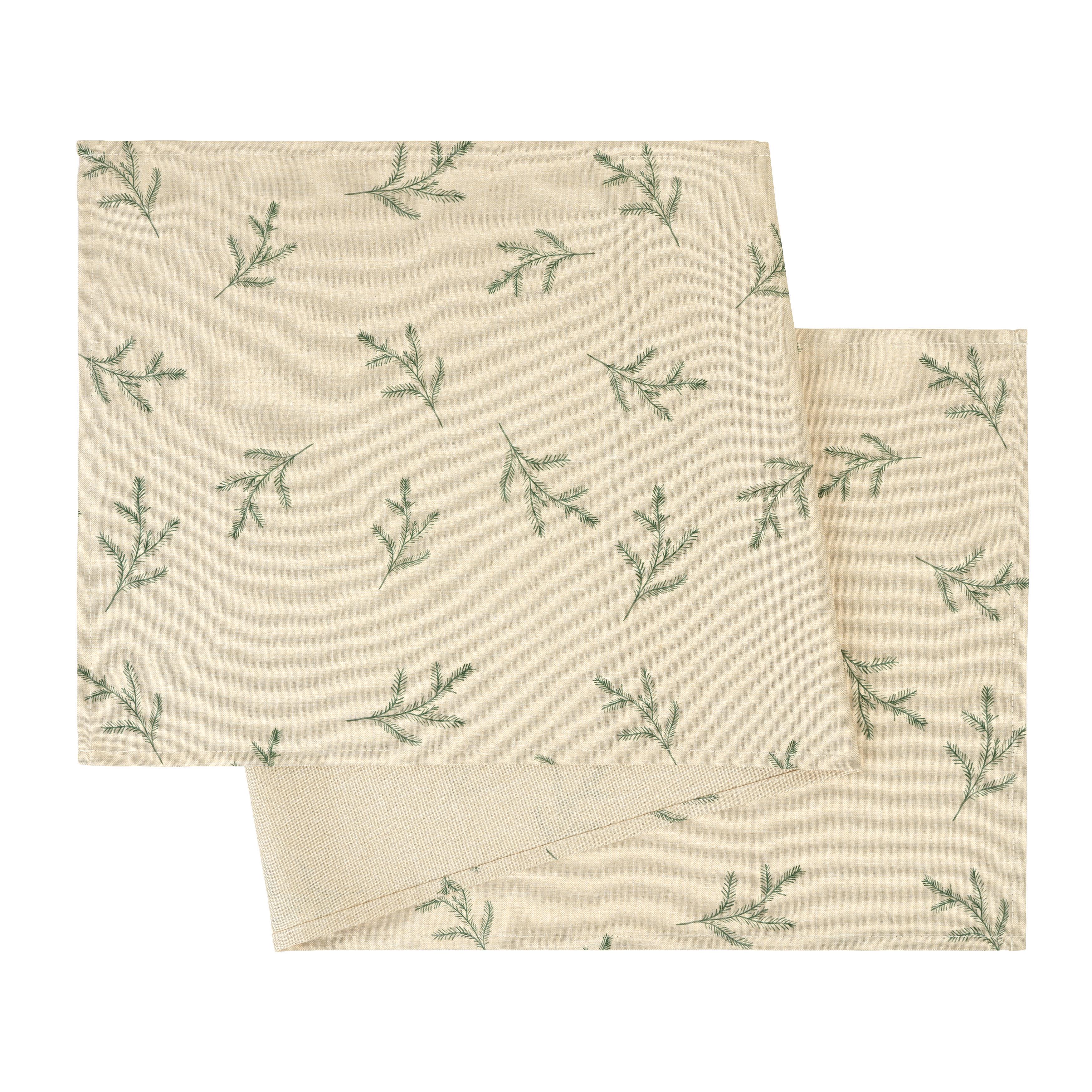 BĚHOUN NA STŮL JOHANNA - zelená/béžová, textil (40/140cm) - Mömax
