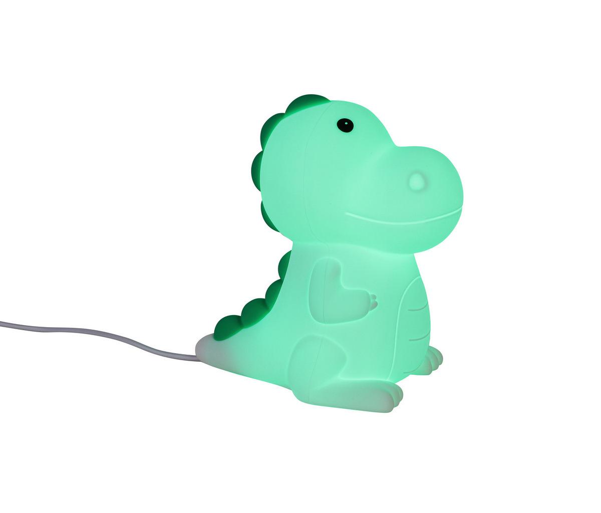 NOČNÍ SVĚTLO DINO - bílá, Moderní, plast (8,5/13,8/13,5cm) - Mömax