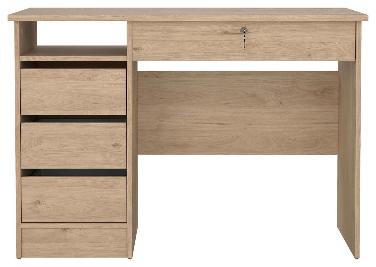 Schreibtisch Function Plus Eichefarben, L: 109,3 cm - Eichefarben, MODERN, Holzwerkstoff (109,3/48,5/75,6cm) - P & B