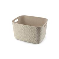 košík na drobnosti SOFTEX L - béžová, Basics, plast (38/22/29cm) - Curver