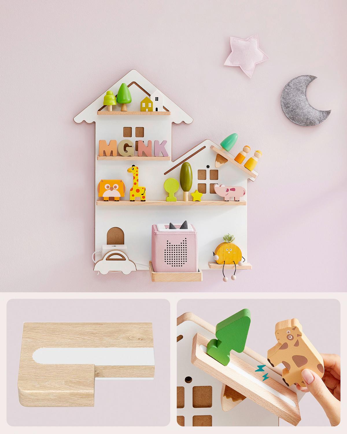 Kinderregal Weiß B: 55,8 Cm - Weiß, MODERN, Holz/Holzwerkstoff (55,8/60/18cm) - MID.YOU