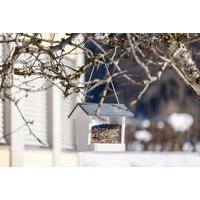 Vogelfutterhaus Karwendel Kiefer - Weiß, Basics, Holz (26,5/26/26,5cm) - Windhager