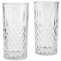 Longdrinkglas Daniel 2er-Set, Je ca. 356 ml - Klar, KONVENTIONELL, Glas (356ml) - James Wood