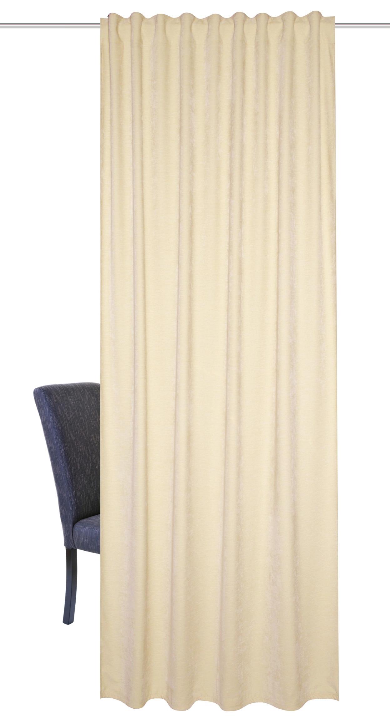 HOTOVÝ ZÁVĚS WOLLY - krémová, Basics, textil (135/145cm) - Schmidt W. Gmbh