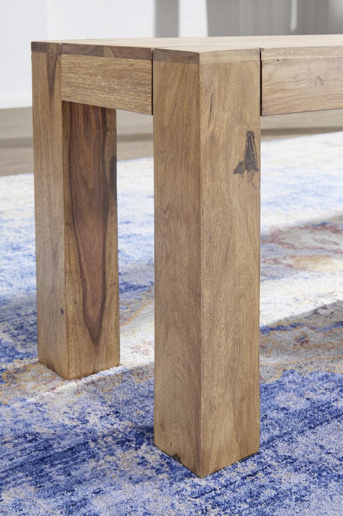 Sitzbank Mumbai Akazie Massiv, B: 180 Cm - Akaziefarben, MODERN, Holz (180/45/35cm) - MID.YOU