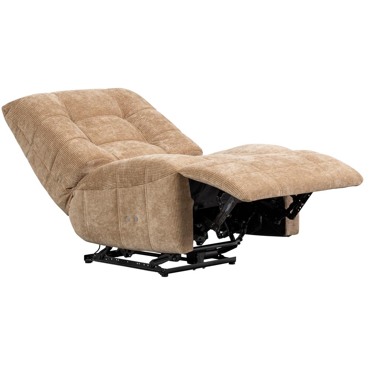 Relaxsessel Hein Hellbraun B: 98cm - Hellbraun, Design, Textil (98/94/83cm) - Livetastic