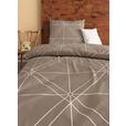 Satin Beettwäsche 140x200 cm Chalene Baumwolle Taupe - Taupe, ROMANTIK / LANDHAUS, Textil (140/200cm) - James Wood