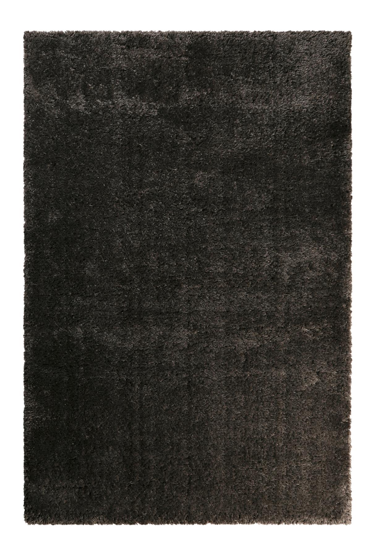 Hochflorteppich Toubkal Anthrazit 133x200 cm - Anthrazit, Design, Textil (133/200cm) - WECON HOME