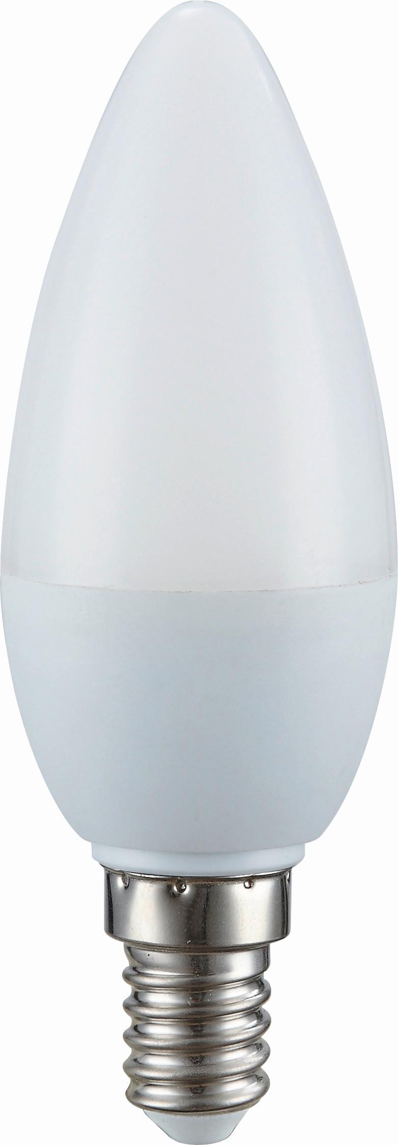 LED žárovka E14, max. 3 Watt, 5ks/bal. - bílá, plast (3,7/10cm) - Mömax