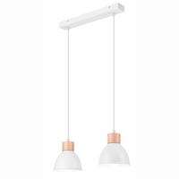 Hängeleuchte 42091 Nico White - Weiß Hochglanz, Basics, Metall (48/8/82cm)