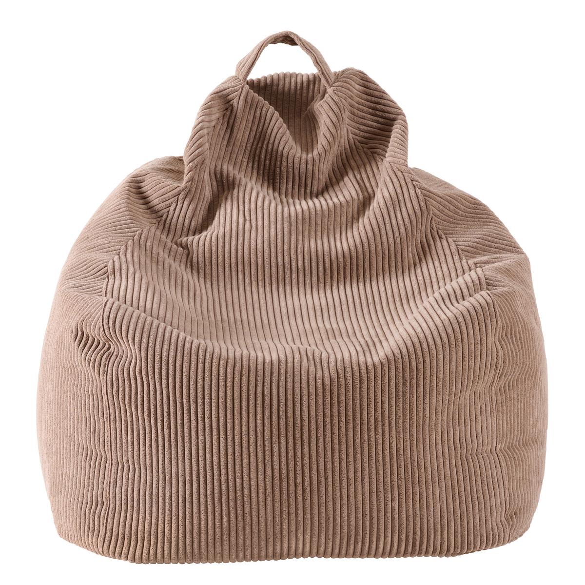 Sitzsack Hellbraun B: 80cm - Hellbraun, Trend, Textil (80/85/80cm) - Livetastic