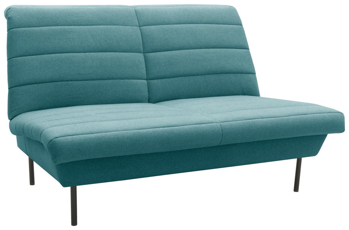 2-sitzer-sofa Looks Ix Petrolfarben - Petrol/Schwarz, Design, Textil (145/92/103cm) - LOOKS by W.Joop