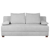 Schlafsofa Dingo, Hellgrau B: 202 cm - Dunkelbraun/Hellgrau, Design, Textil (202/85/110cm) - MID.YOU