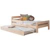 Bett Bennet Naturfarben Inkl. Bettkasten, 120x200 Cm - Naturfarben, MODERN, Holz (120/200cm) - MID.YOU