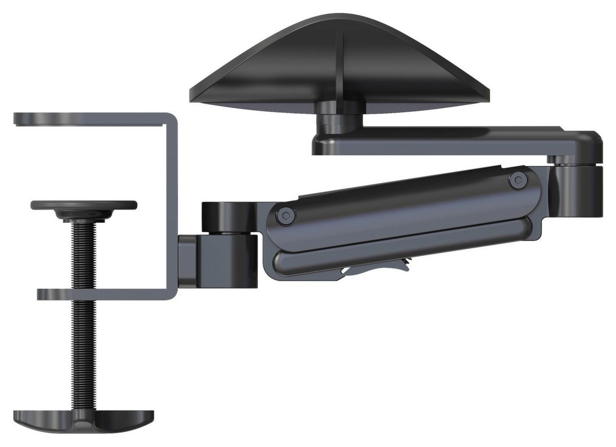 Armstütze Relex Rt1 Schwarz B: 40,4 cm - Schwarz, MODERN, Leder/Kunststoff (40,4/7,5/11cm) - MID.YOU