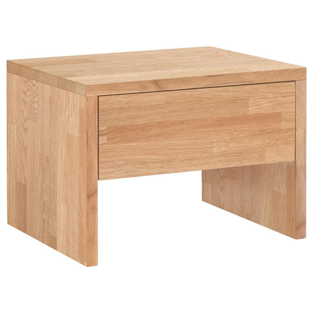 Nachtkästchen Salva, Eiche Bianco B: 48 cm