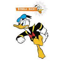 Fototapete 12424 Donald Angry Xxl - Multicolor, Trend, Papier (127/200cm) - Komar