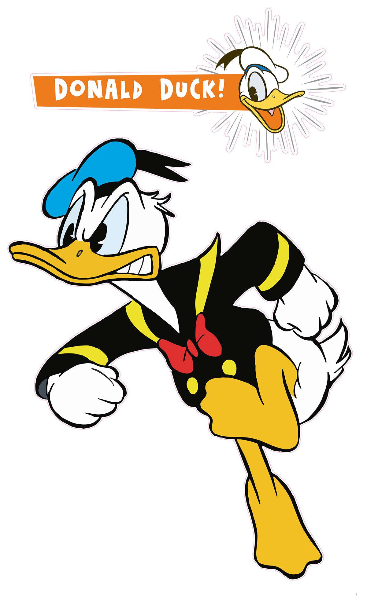 Fototapete 12424 Donald Angry Xxl - Multicolor, Trend, Papier (127/200cm) - Komar