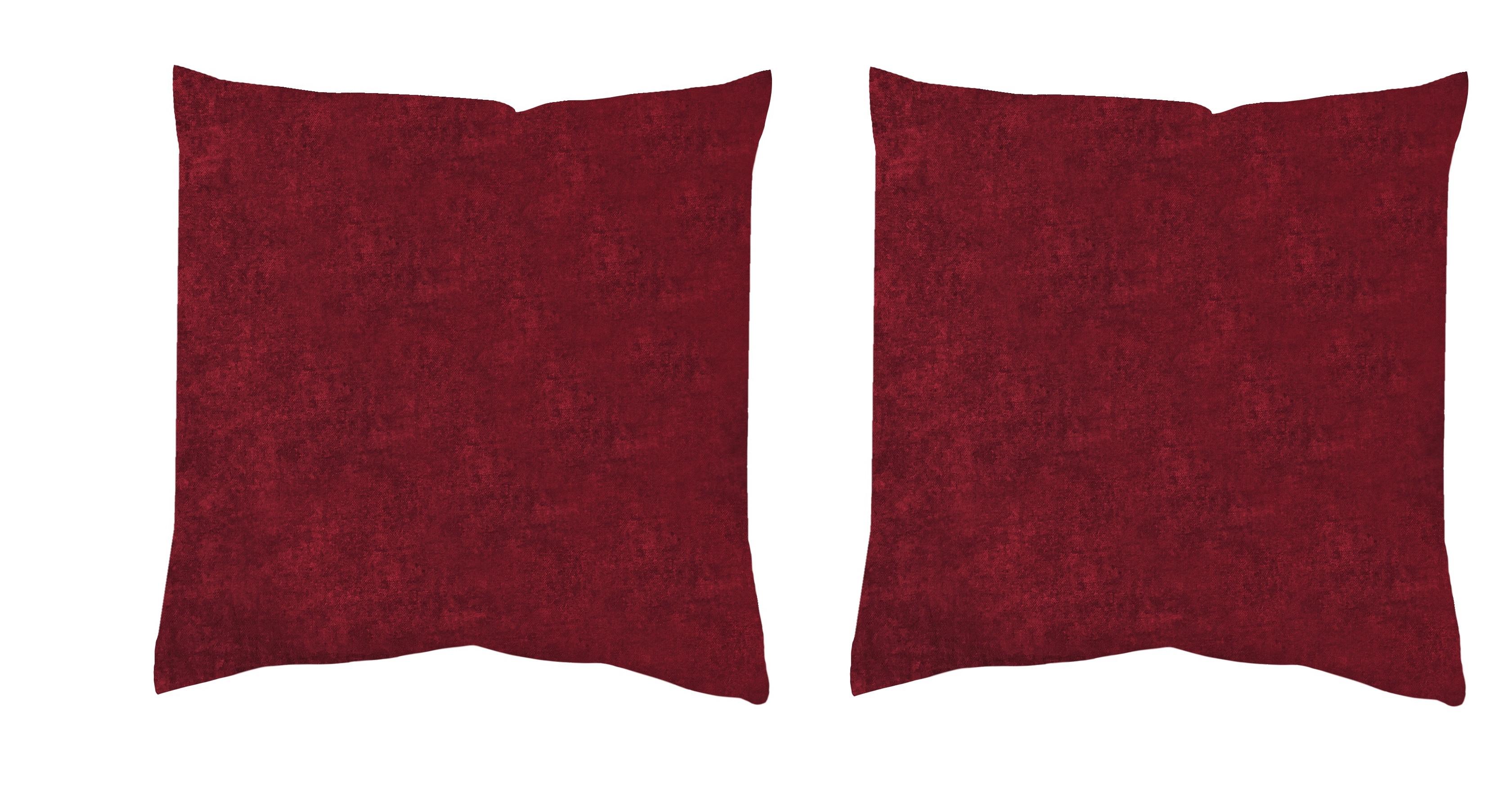Kissenhüllen-Set Elmer - Bordeaux, Basics, Textil (40/40cm)