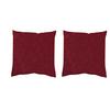 Kissenhüllen-Set Elmer - Bordeaux, Basics, Textil (40/40cm)