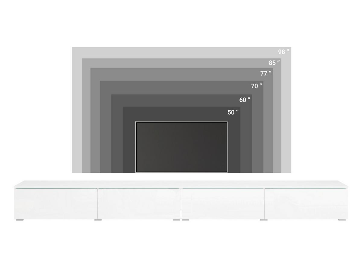 Lowboard D 300 Eiche Wotan B: 300 Cm - Eiche Wotan/Grau, Basics, Holzwerkstoff (300/32/33cm) - P & B