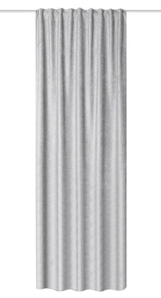 Fertigvorhang Thermo - Grau, Basics, Textil (135/245cm)