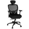 Bürostuhl Venus Base Schwarz Bis 120 Kg - Schwarz, Basics, Kunststoff/Textil (66/117/65cm) - MID.YOU