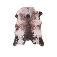 Kunstfell Western Silber/Braun 130x170 cm, Rinderfelloptik - Braun, Basics, Textil (130/170cm) - Kayoom