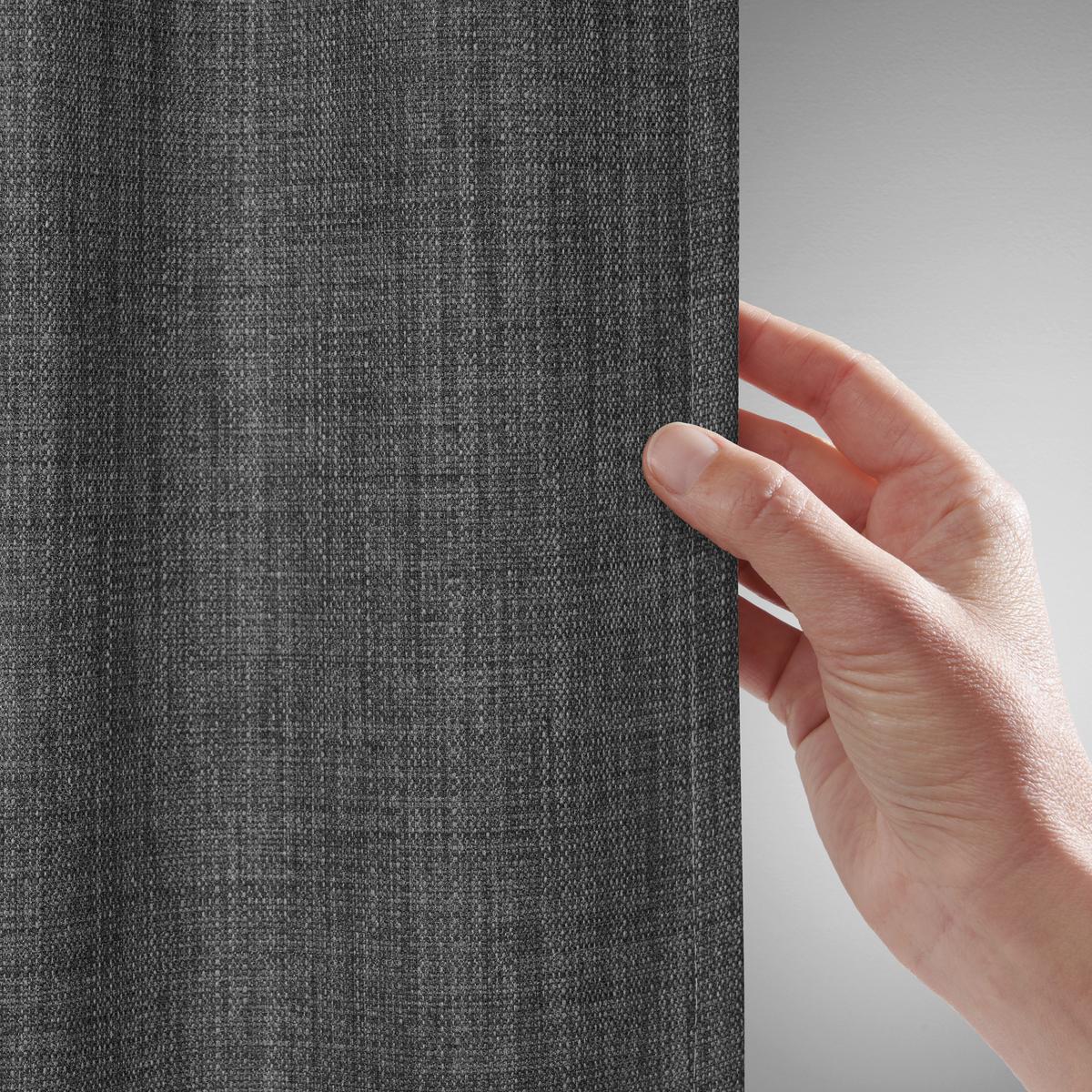 HOTOVÝ ZÁVES LEO - sivá, Modern, textil (135/300cm) - Premium Living