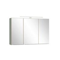 SPIEGELSCHRANK Verona Schilfgrün B: 100cm - Schilfgrün/Wildeiche, Trend, Glas/Holzwerkstoff (100/64/20cm) - Held