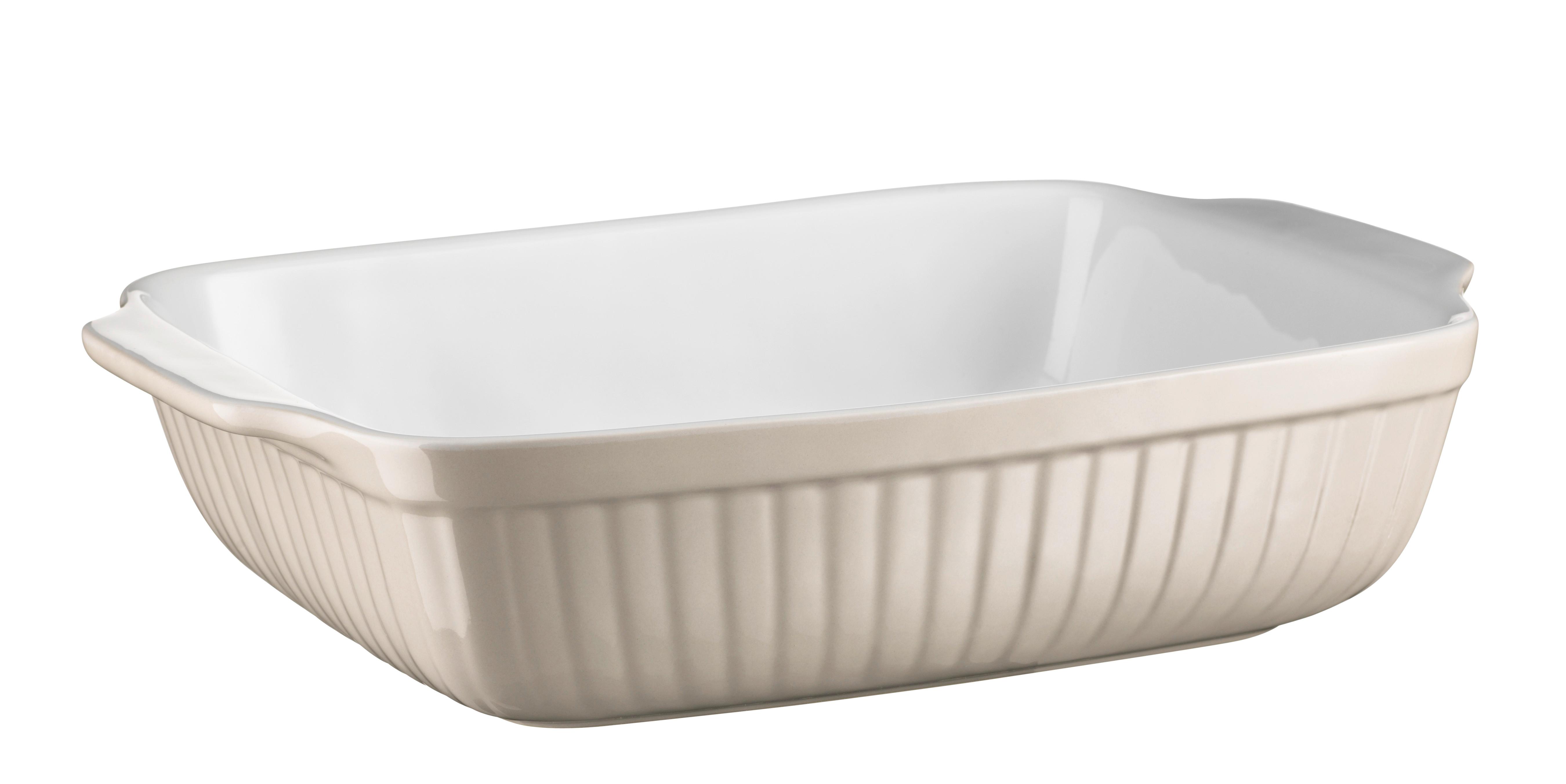 Auflaufform Beige Steinzeug  Ca. 3,1l - Beige, Basics, Keramik (33/8/24cm) - Mäser