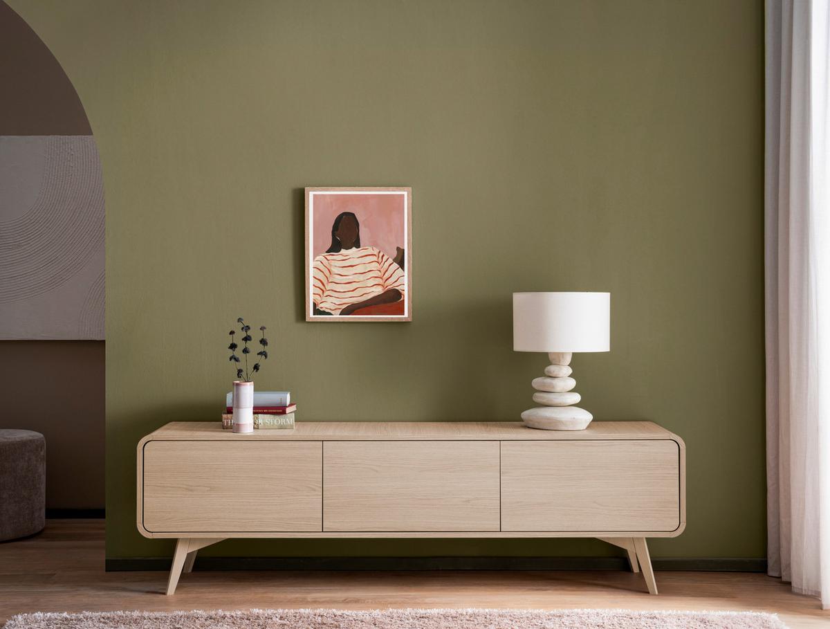 Lowboard Torsby Eichefarben B: 180 Cm - Eichefarben, Design, Holzwerkstoff (180/53/39cm) - Livetastic