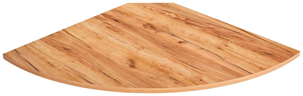 Rohová spojovacia doska PROFI - farba duba, Modern, kompozitné drevo (98/2/98cm) - Ondega