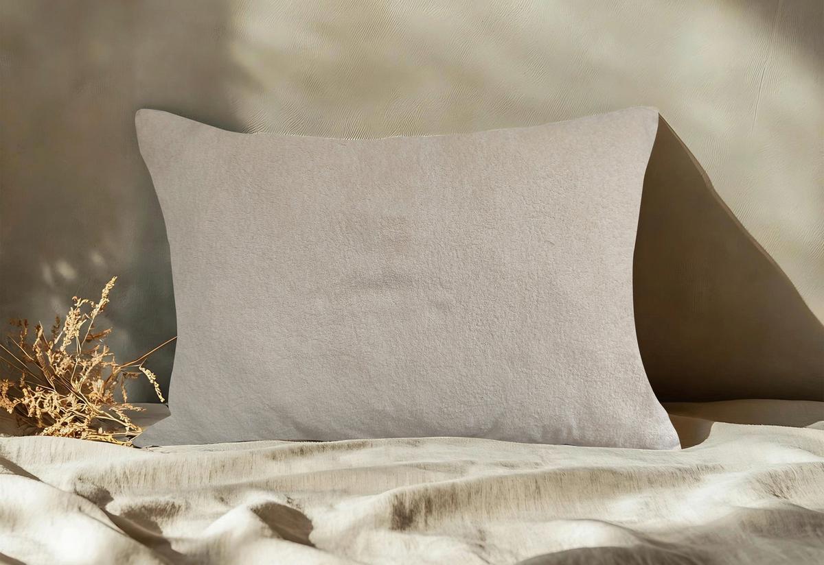 ZIERKISSEN ELKE - Beige, MODERN, Textil (50/70cm) - Luca Bessoni