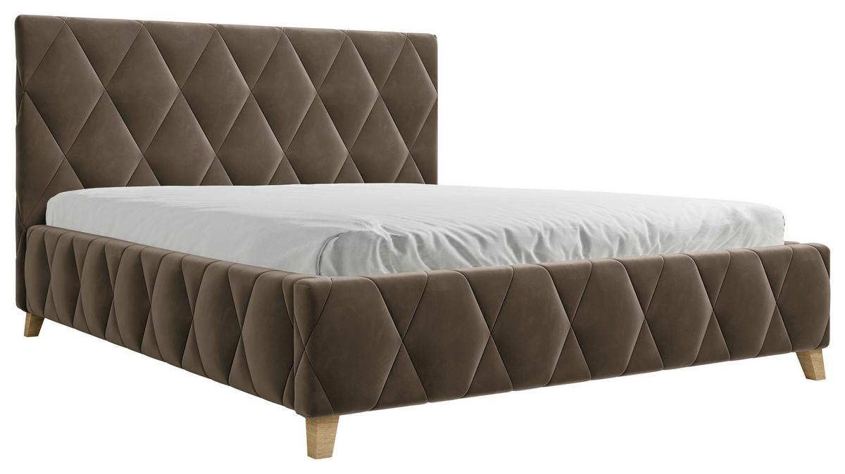 Polsterbett Trivio 180x200 Cm Schlammfarbe - Schlammfarben, MODERN, Holz/Holzwerkstoff (180/200cm) - MID.YOU