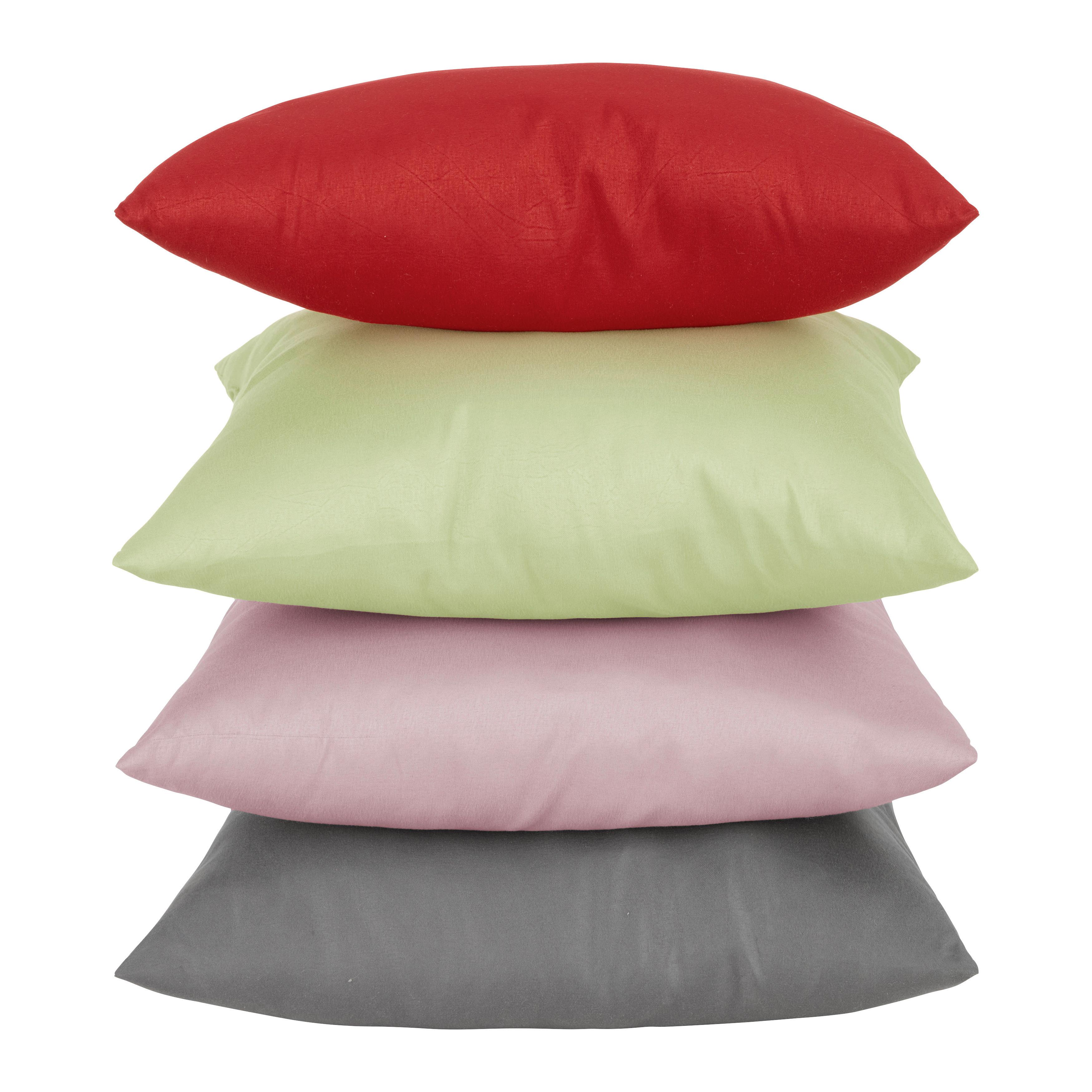 Dekoračný vankúš Basic, 40/40cm - žltá/zelená, textil (40/40cm) - Based