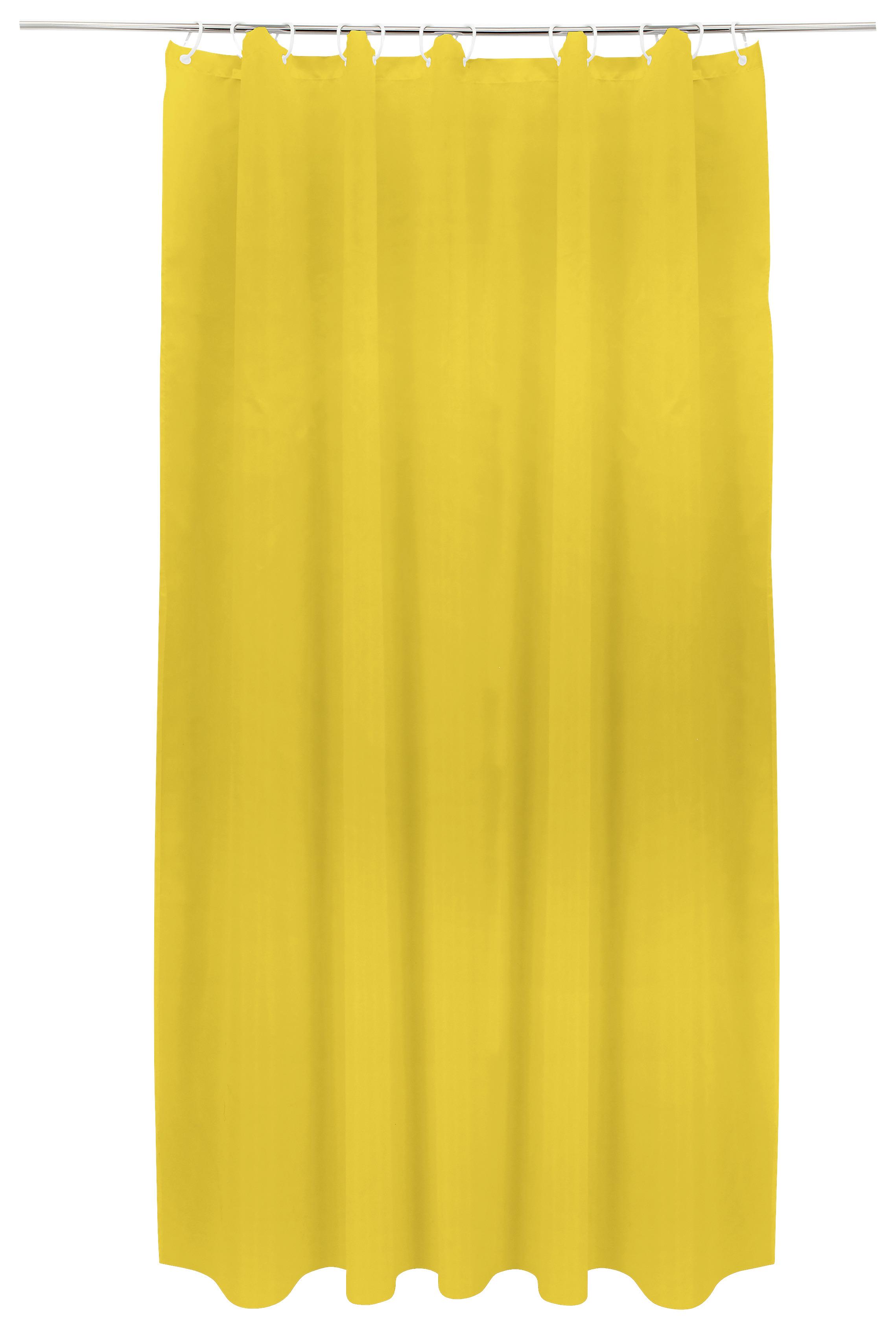 Luca Bessoni Duschvorhang Svenja BxL: ca. 180x200 cm Gelb 