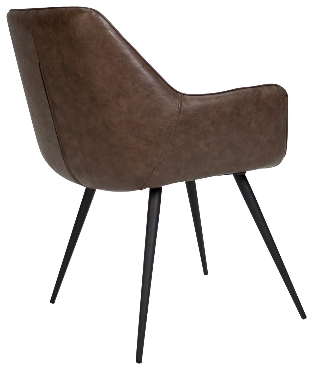 Stuhl-Set Cose - Taupe/Schwarz, KONVENTIONELL, Textil/Metall (62/83/60cm) - MID.YOU