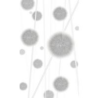 Vliestapete Allium - Weiß/Grau, Basics (150/250cm) - Komar