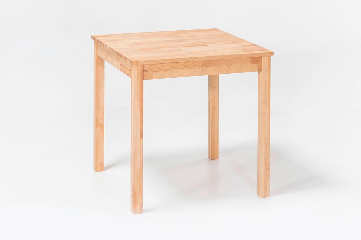 Esstisch Mit Echtholz-platte Alfons 50x76cm Wildeiche - Wildeiche/Kernbuche, LIFESTYLE, Holz (50/76/70cm) - MID.YOU