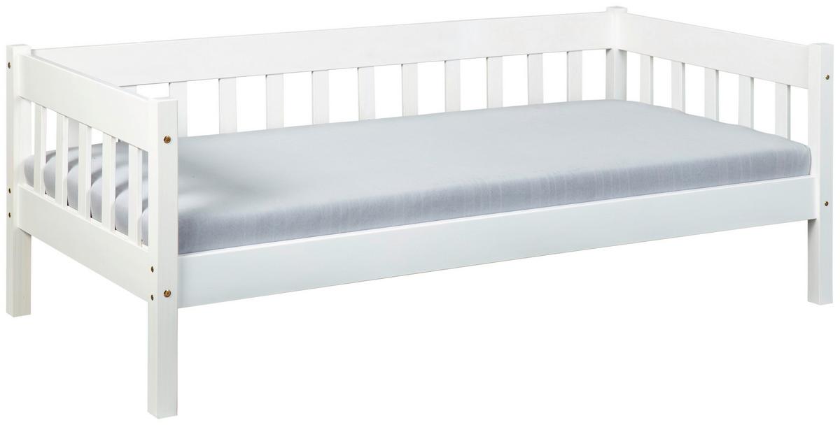 EINZELZIMMER Bastian Weiß 2-teilig - Weiß/Naturfarben, MODERN, Holz - MID.YOU