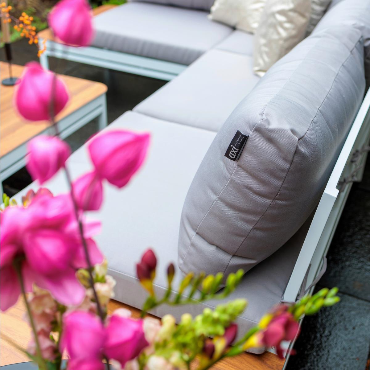 Dining-Loungeset Eos - Eichefarben/Braun, Basics, Metall (226/157/65cm) - Ambia Garden