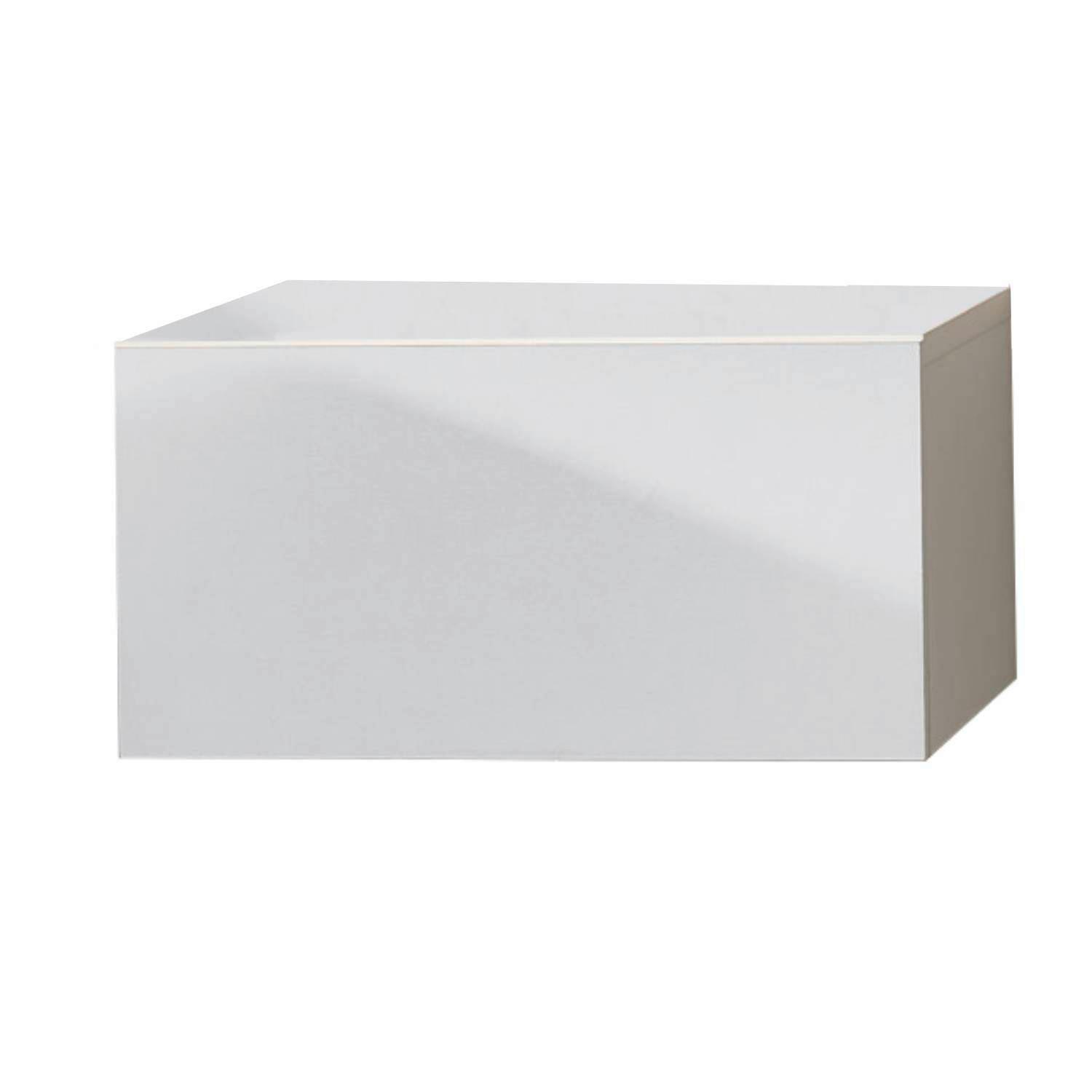 Nachttisch Faro, Weiß B: 44 Cm - Weiß, MODERN, Holzwerkstoff (44/21/40cm) - MID.YOU